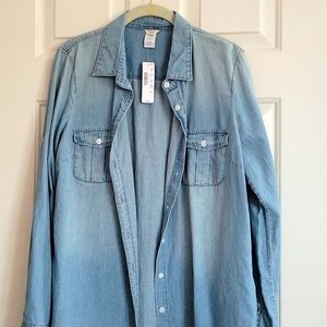 J Crew denim shirt size 10